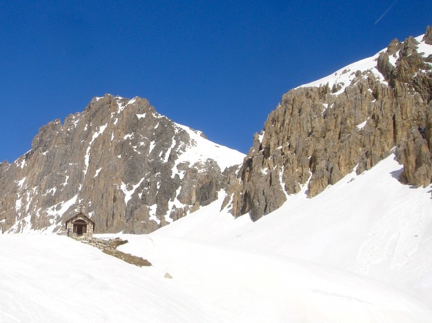 Ski de randonnée au Charoumu, vallée de la Clarée, avec les guides de Serre Chevalier.