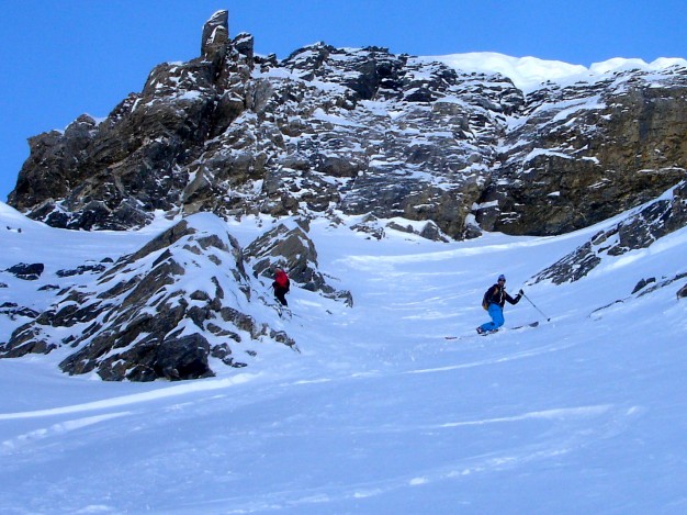 Ski de randonnée à la Pointe de Chalance Ronde avec les guides de Serre Chevalier.